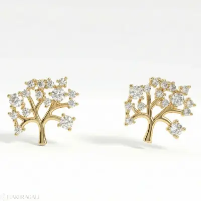 Vintage Charm Silver Stud Earrings